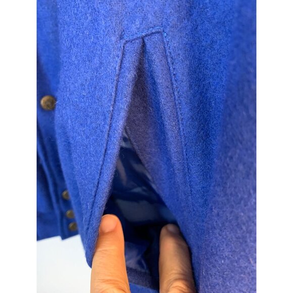 VTG Rare Steve & Barrys XXL Brooklyn Varsity Jacket Blue Wool RR10729 Mens - Picture 7 of 12